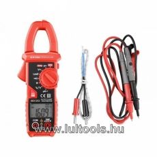 Lakatfogó és digitális multiméter Amper/Volt/Ohm mérő, True RMS