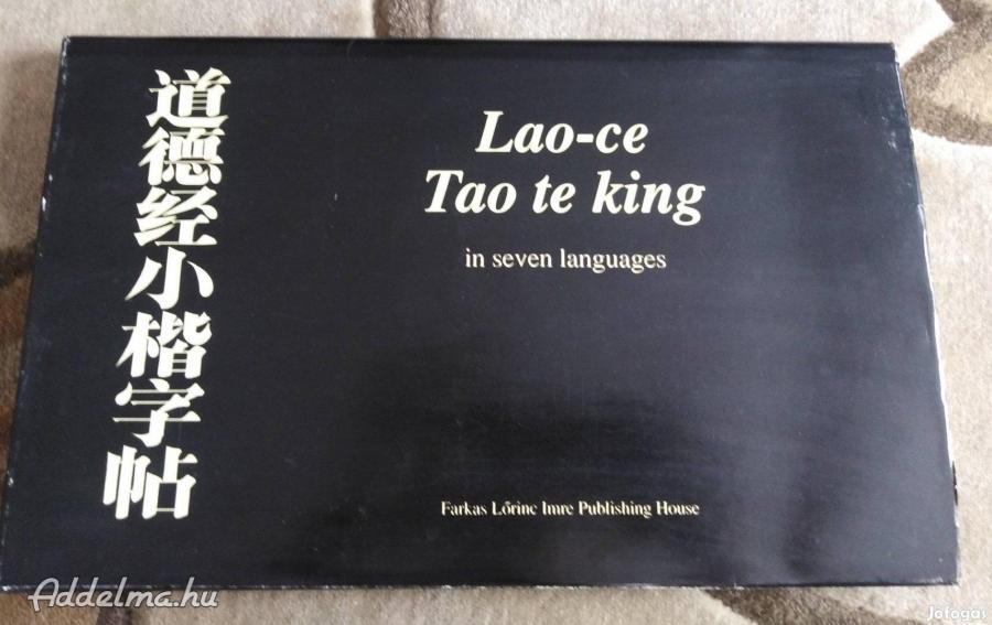 Lao-ce Tao te king könyv eladó