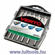 Lapos fafúró készlet 10, 12, 16, 18, 20, 25mm, 6db
