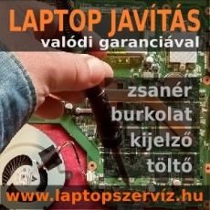 Laptop burkolat és zsanér törés javítása garanciával