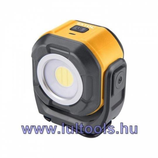 LED munka lámpa, kétoldalas, 500 Lm, beépített Li-ion akkus