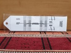 Lemezjátszó hangszedő tű beállító sablon -AKRIL- ÚJ