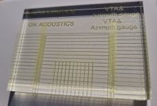 Lemezjátszó VTA beállító sablon bakelit vinyl