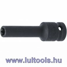 Levegős dugókulcs E-profil hosszú (1/2") E10