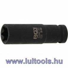 Levegős dugókulcs E-profil hosszú (1/2") E20