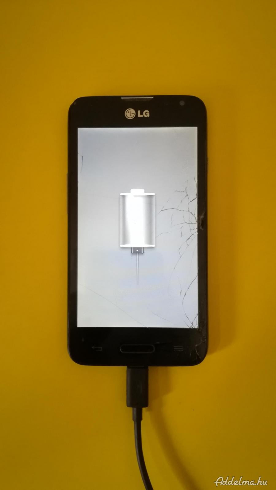 LG   D280n mobil, csak a lógóig jut, kijelző törött