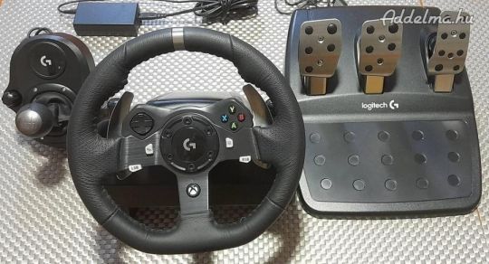 Logitech G920 kormány, pedál, váltó