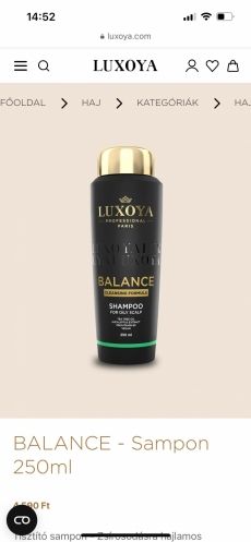 Luxoya sampon,hajmaszk