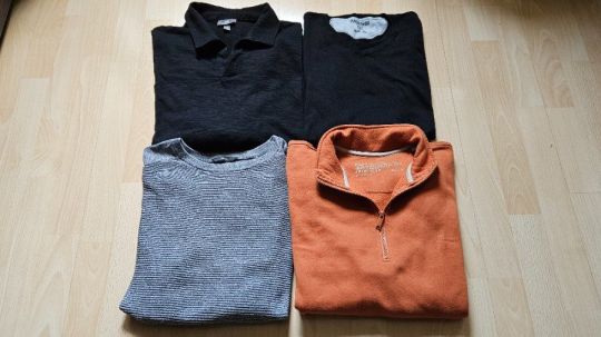 M-XL méretű férfi pulóver 4db