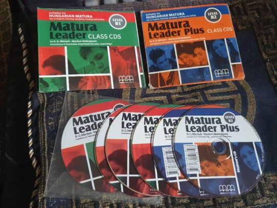 Matura Leader B1 és Matura Leader Plus B2 CD lemezek
