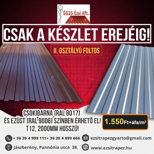 Csak a készlet Erejéig