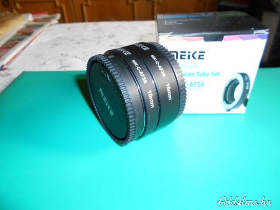 Meike MK-C-AF3A (Canon Eos-m) 2 ring (10-16mm) közgyűrűsor