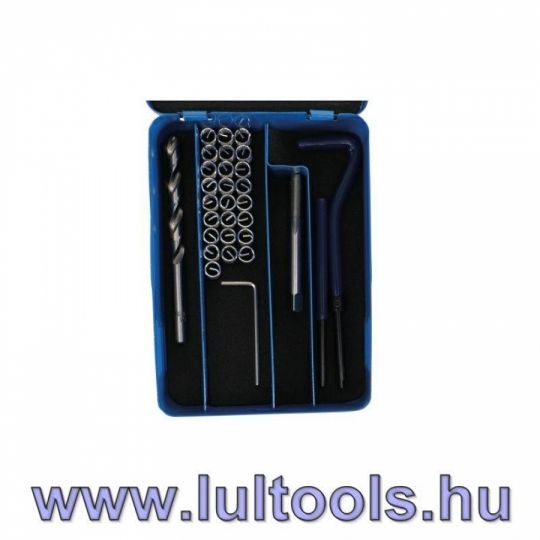 Menetjavító készlet M7x1,0mm 29 darabos LULTOOLS