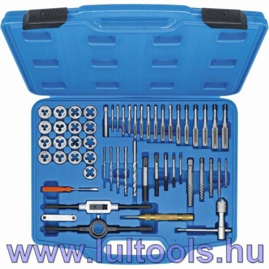 Menetmetsző készlet M3-M12, 56 részes LULTOOLS