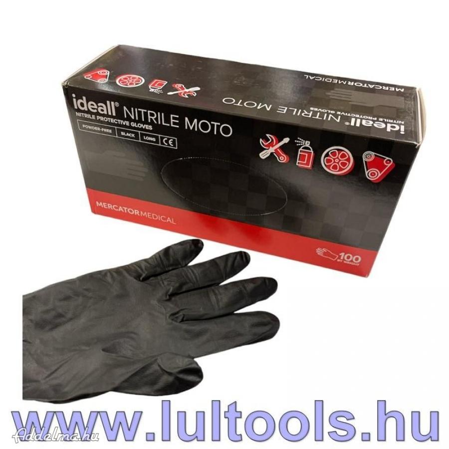 Mercator ideall® nitrile moto kesztyű  L-XL 100 darabos