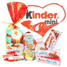 Mikulás csomag, Kinder mini, Télapó ajándékcsomag 229,7g
