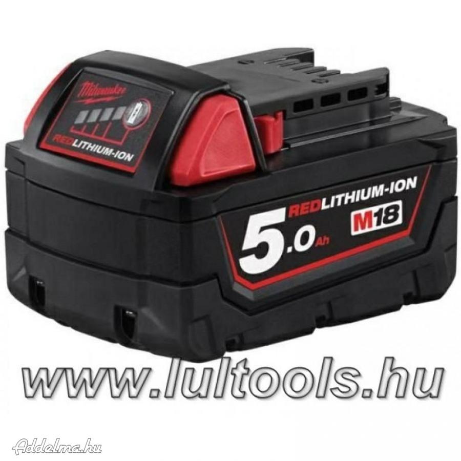 Milwaukee M18B5 akkumulátor 18V 5Ah