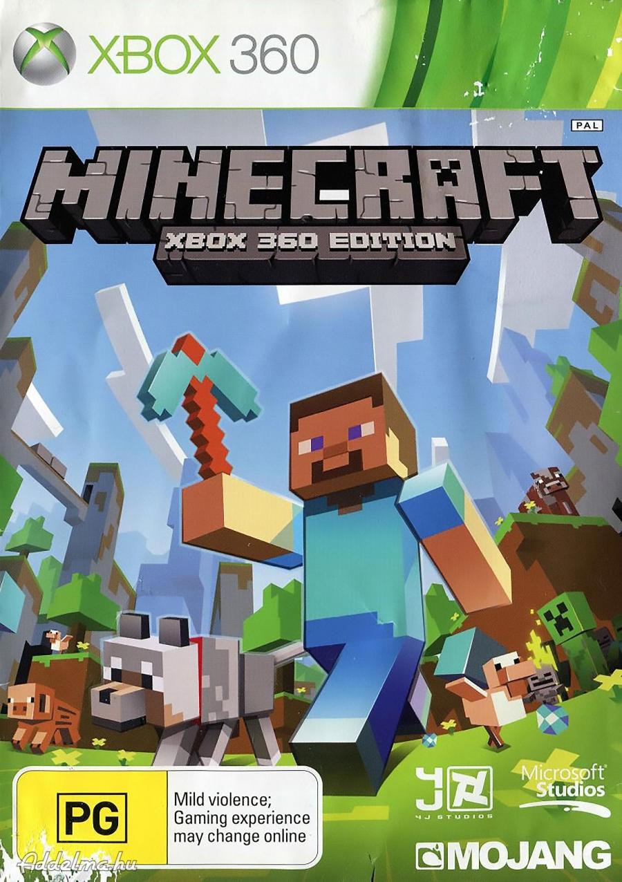 Minecraft - Xbox 360 edition lemezes játék