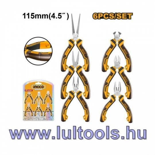 Mini fogó készlet 6 részes 115 mm