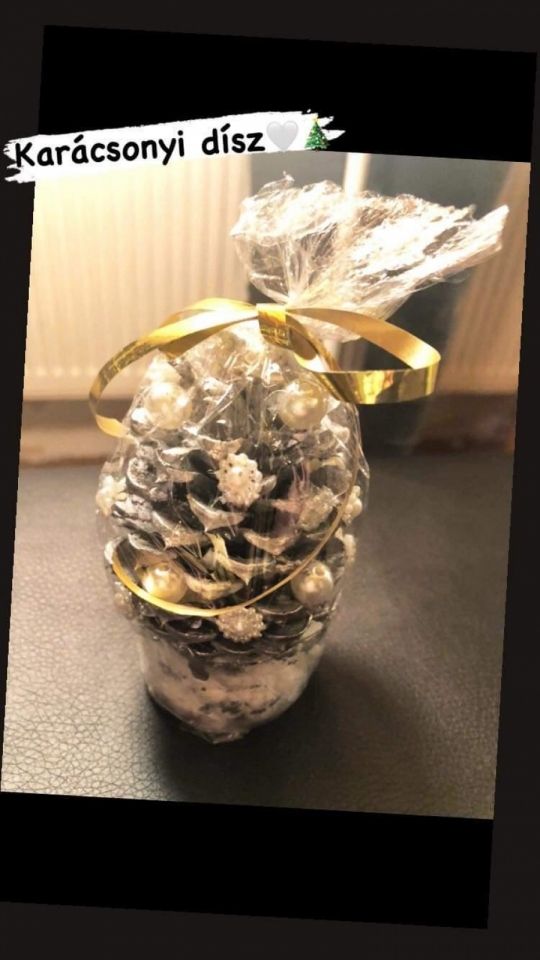 Mini karácsonyfa asztali dísz