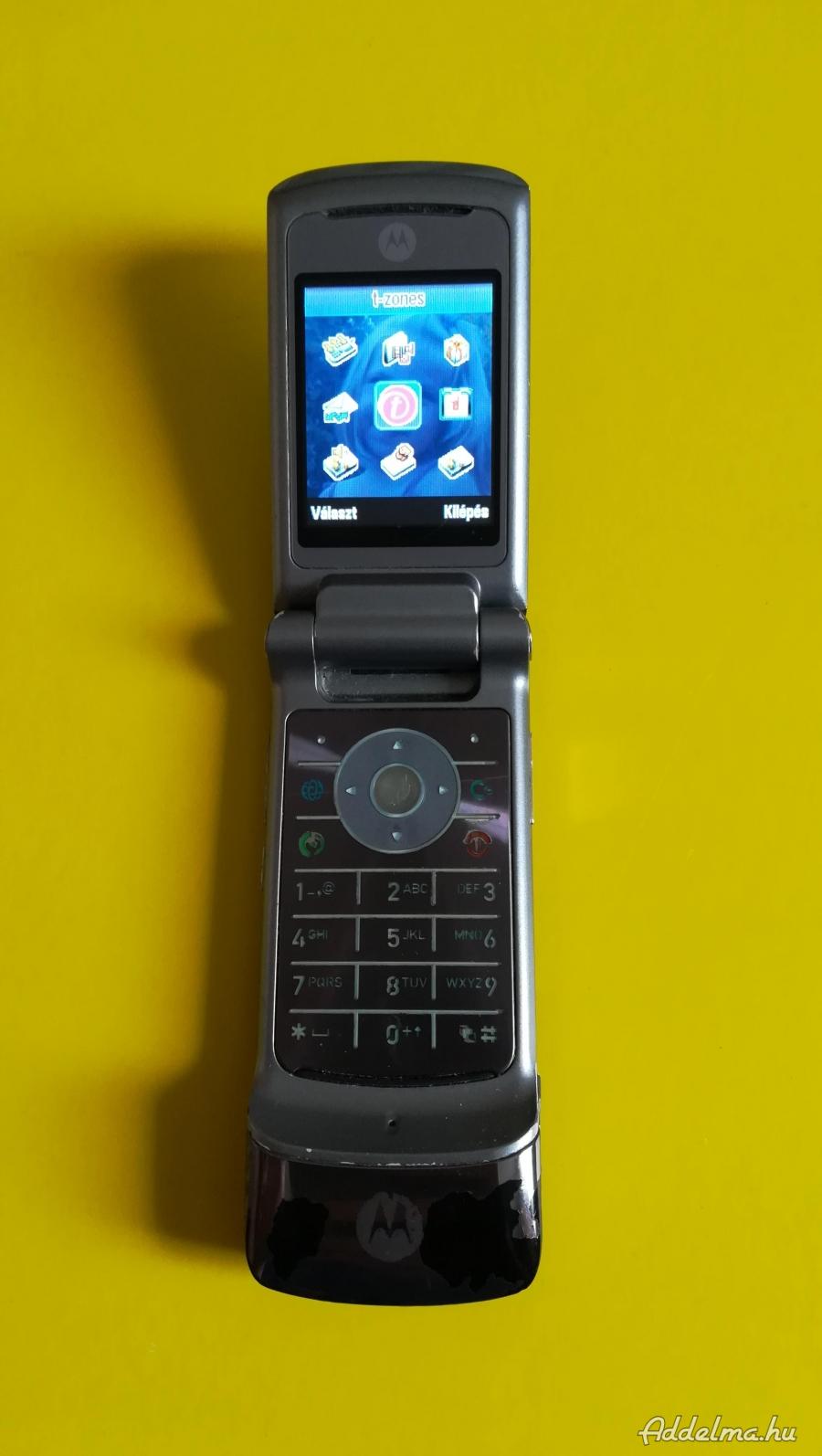 Motorola K1 mobil, jó, telekomos, kicsit kopott az előlap.