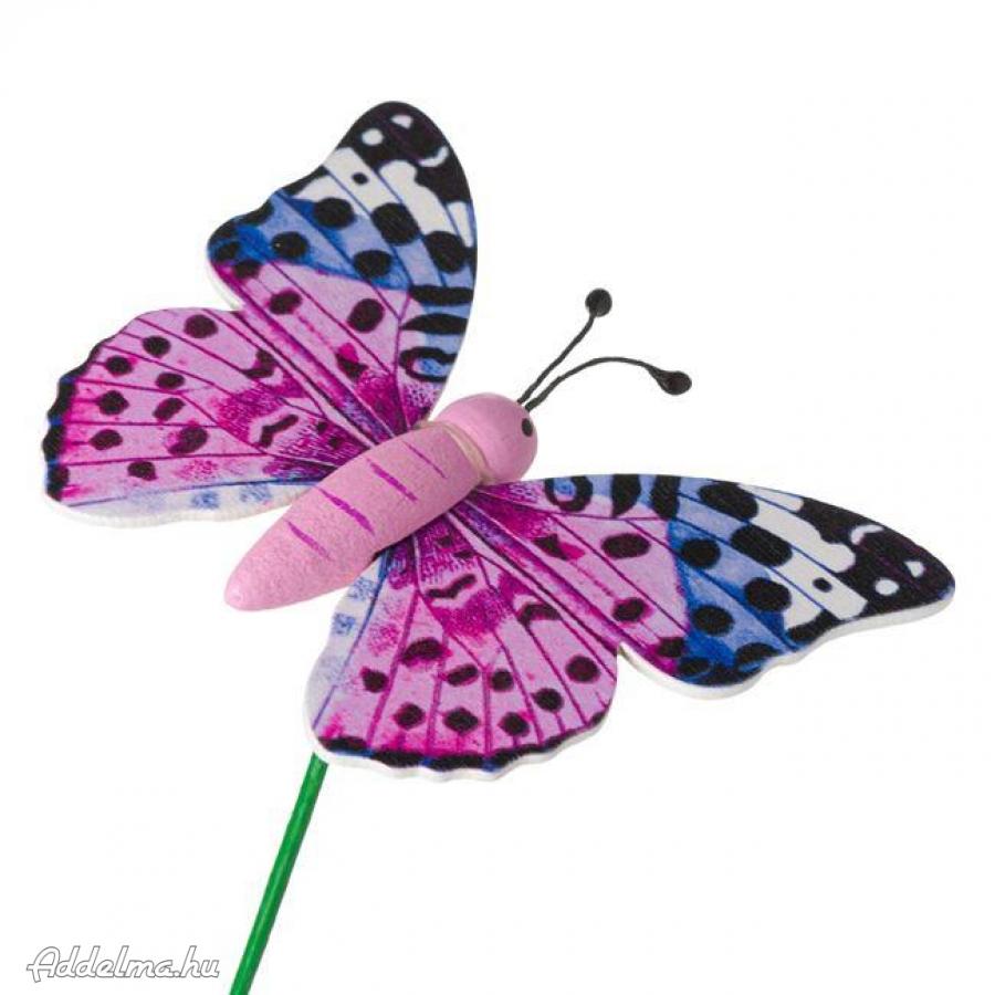 Mozgó Pillangó pálcikán lila