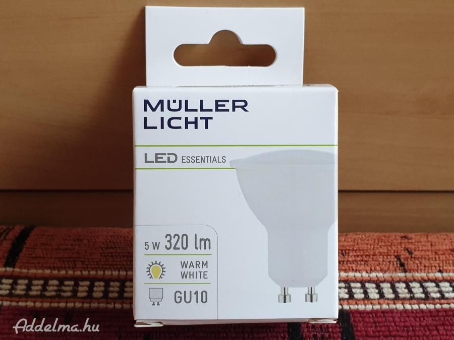 Müller Licht GU10 5W LED 2700K (meleg fehér) izzó égő