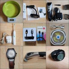 Műszaki: hajvágó ventilátor karóra transzmitter mérleg kábel