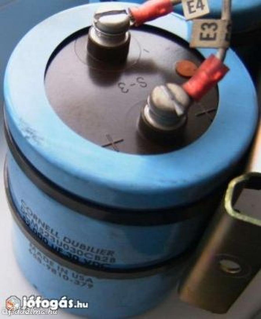 Nagy kapacitású (ELKO) kondenzátor 52000 µF 30 VDC