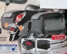 Nagy nyeregtáska motoros oldaltáska chopperre túramotorra