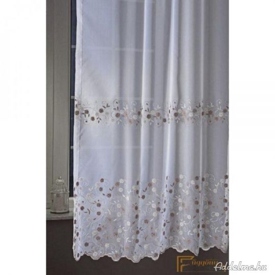 Nappali függöny-HÍMZETT VOILE TROGIR