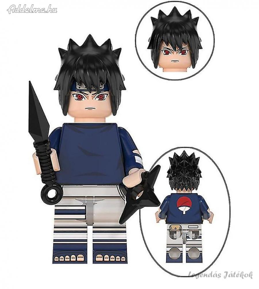 Naruto Uchiha Sasuke mini figura Új! Készletről!