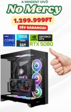 NO MERCY (Intel I9 14900KF/128GB DDR5/2TB NVME SSD/RTX 5080 16GB/1000W