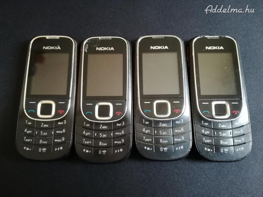 Nokia 2323c-2 telefon eladó 2 db törött kjelzős, 1db biztosnsági 