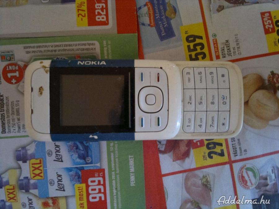 Nokia 5200 telefon eladó,  csak kék képet ad, hibás !