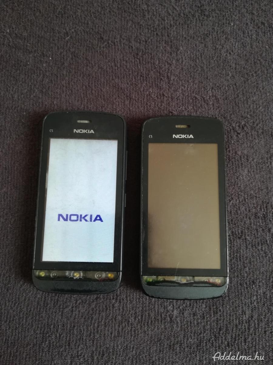 Nokia  c5-03 telefon eladó, 1. érintő hibás , 2. 