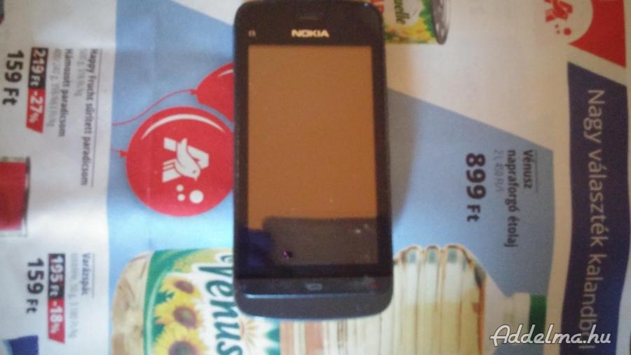 Nokia c5 telefon eladó, csak a billentyű világít ! Hibás!