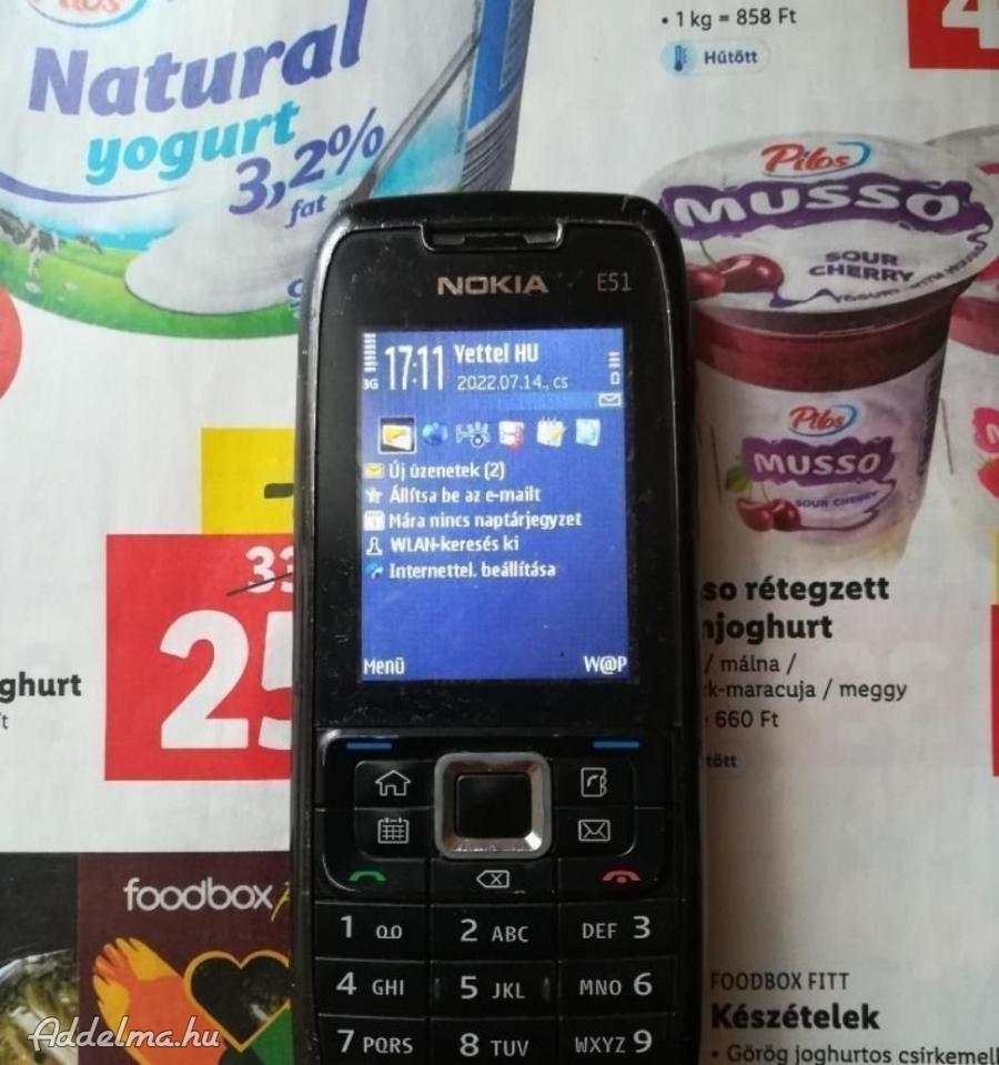 Nokia e51 telefon eladó  telenor, 