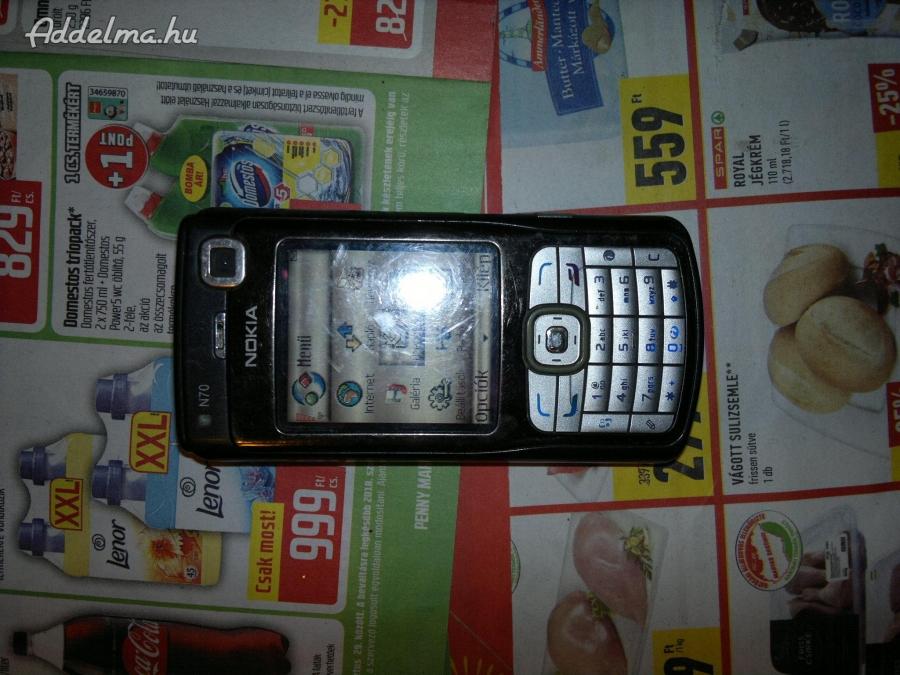 Nokia n70 telefon eladó, jó és t-mobilos !