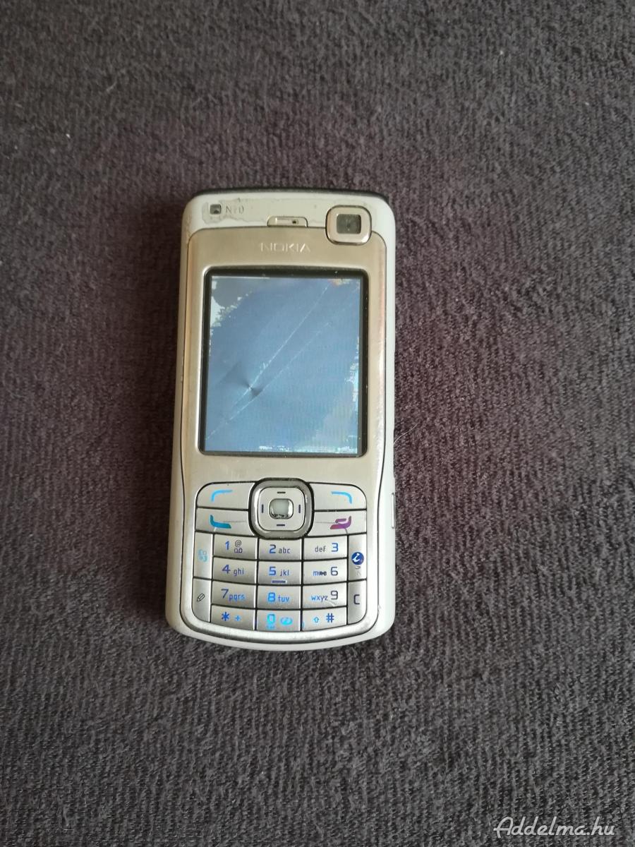 Nokia  N70 telefon eladó,törött kijelzős!