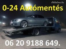Non - Stop Autómentés, autómentő Éjjel - Nappal.