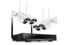 NVR IP 4 Kamerás WiFis Éjjelátós rendszer