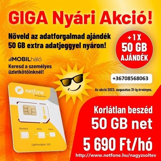 Nyári Netfone akció