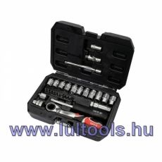 Nyitott dugókulcs készlet 29 részes 1/4" Spline Yato