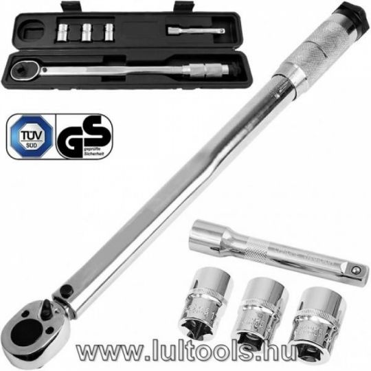 Nyomatékkulcs 28-210Nm + kiegészítők,,.,.,..,