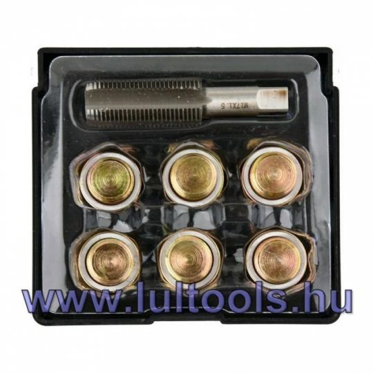 Olajleeresztő csavar menetjavító készlet 7 r. M17x1,5 mm YATO