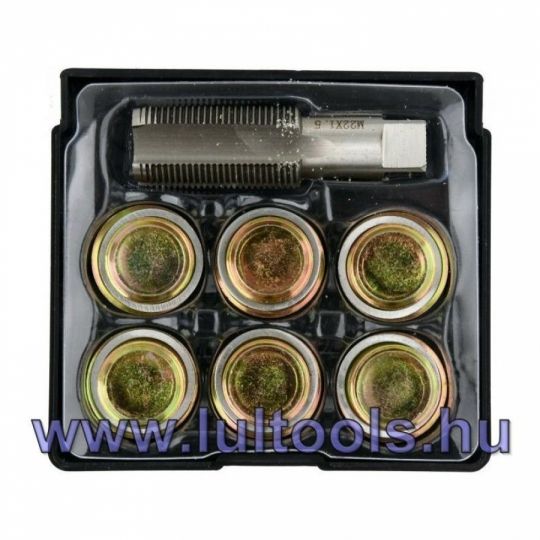 Olajleeresztő csavar menetjavító készlet 7 r. M22x1,5 mm