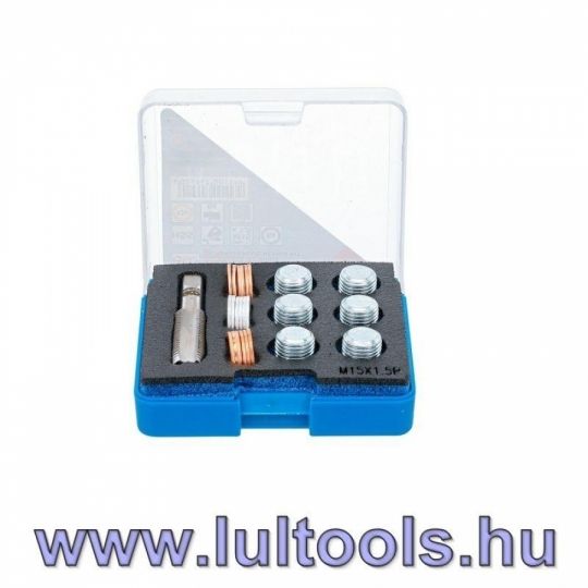 Olajleeresztő csavar menetjavító készlet M15x1,5 mm BGS