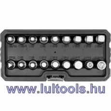 Olajleeresztő kulcs készlet 18 részes 3/8" CrV Yato
