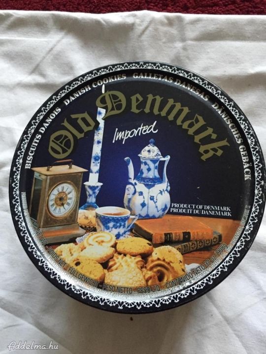 Old Denmark dán süteményes doboz